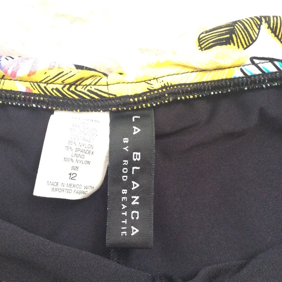 La Blanca by Rod Beattie Tropical Swim Skirt - Picture 3 of 6